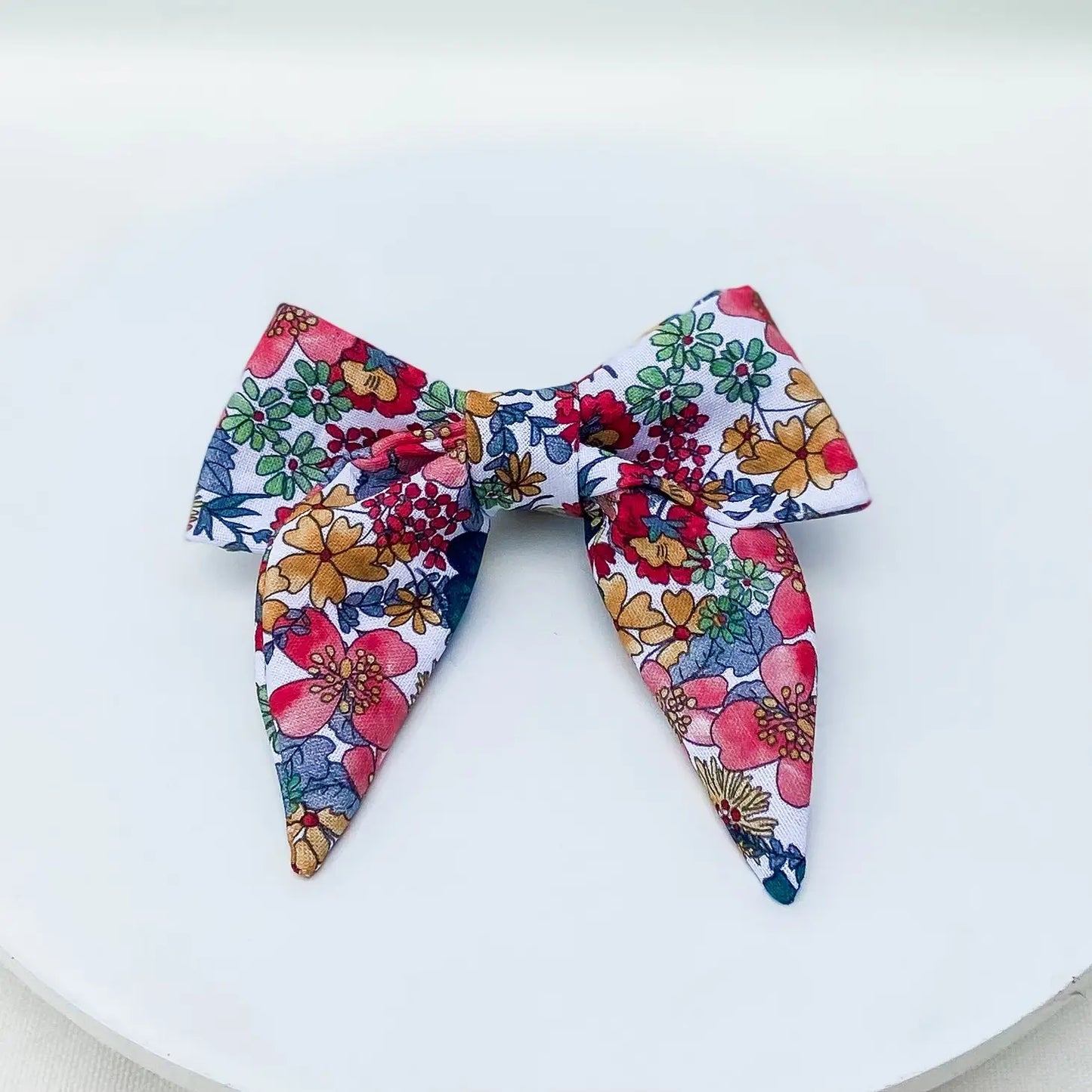Floral Sailor Bow Tie