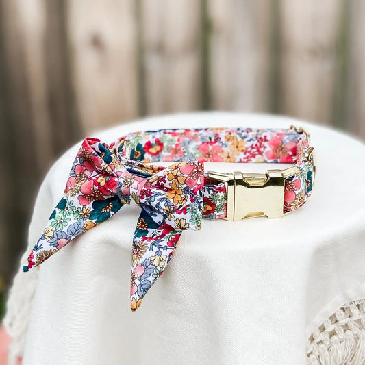 Floral Sailor Bow Tie