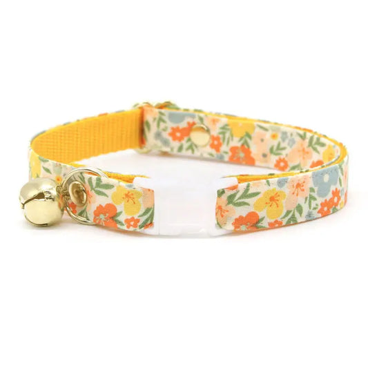 Yellow Floral Collar